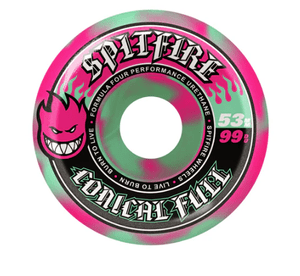 Spitfire F4 Team Conical Full Orange 99a 56mm — Solstice Skateboarding